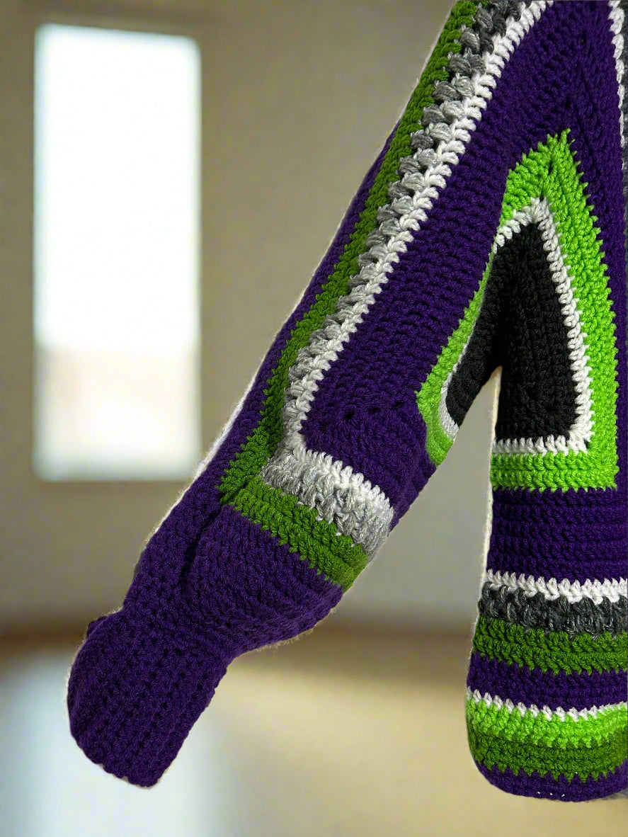 Beetlejuice Inspired Sweater