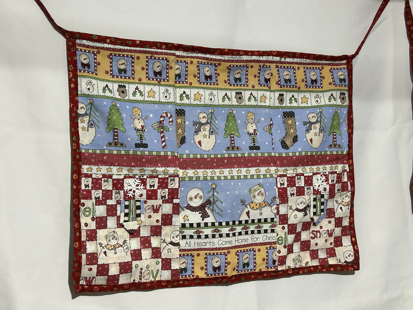 Snowman Half Apron