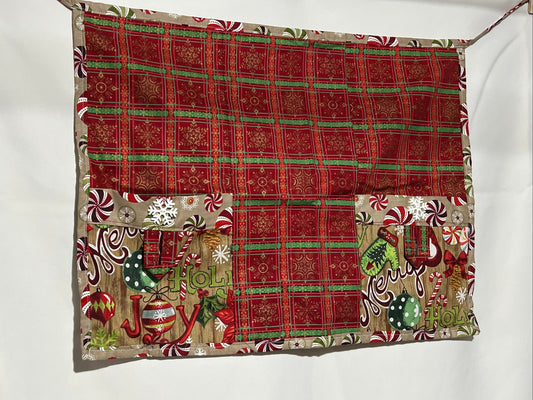 Christmas Candy Half Apron