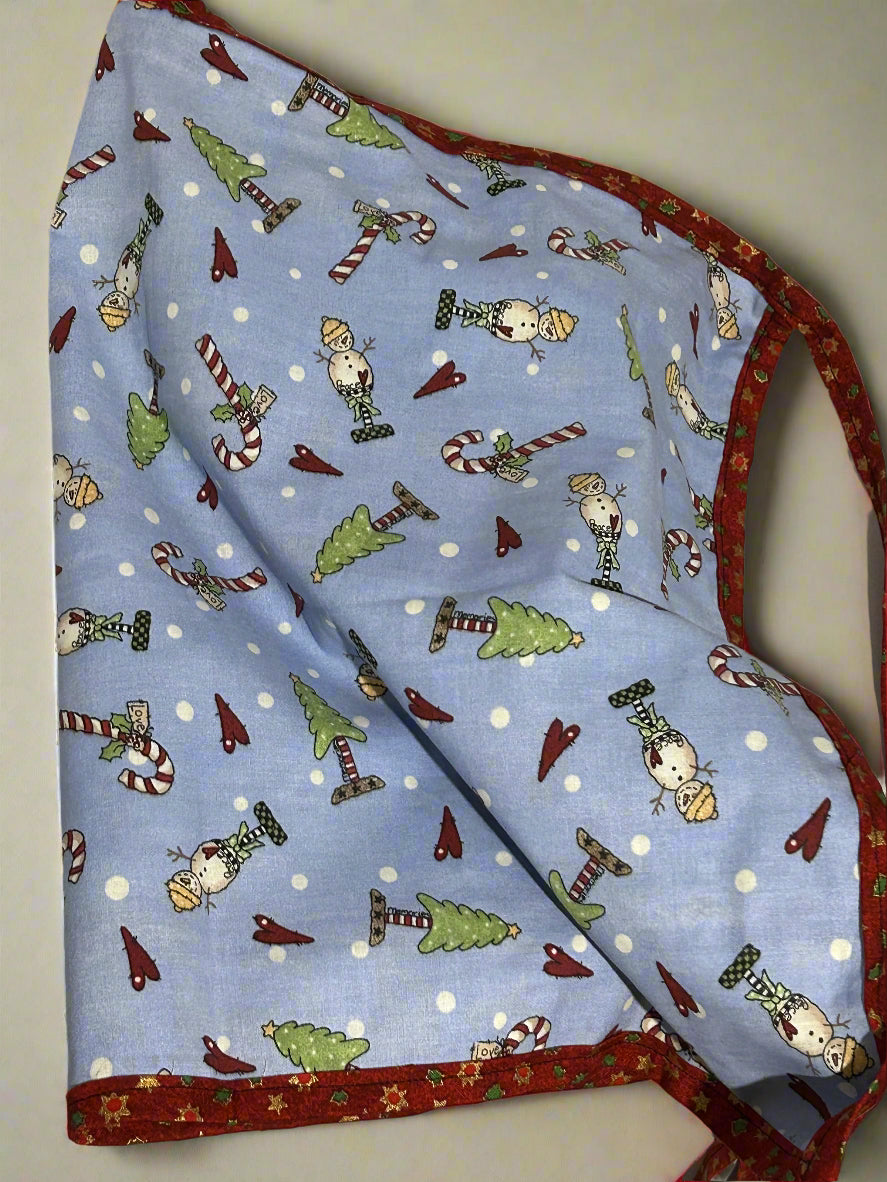 Snowman Half Apron