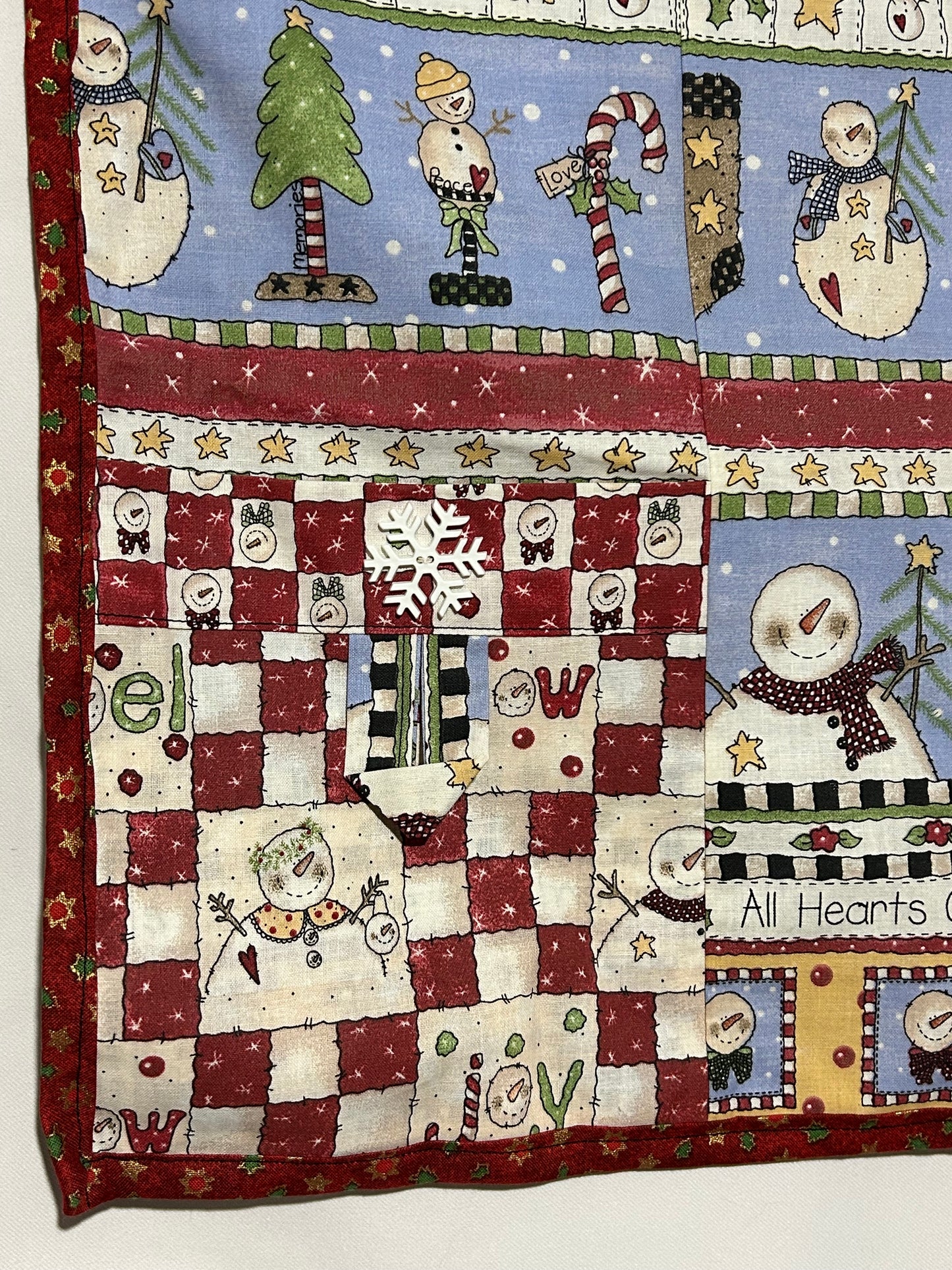 Snowman Half Apron