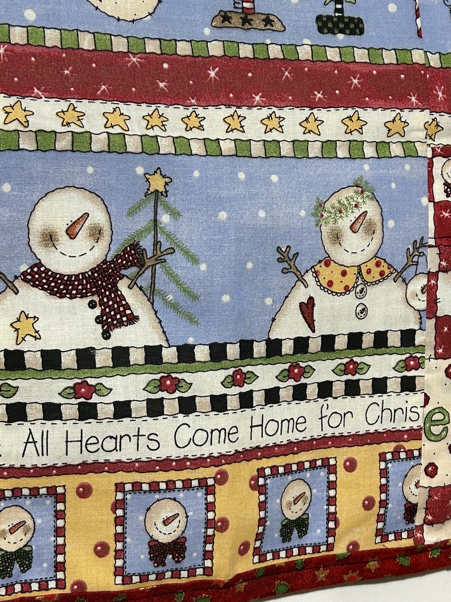 Snowman Half Apron