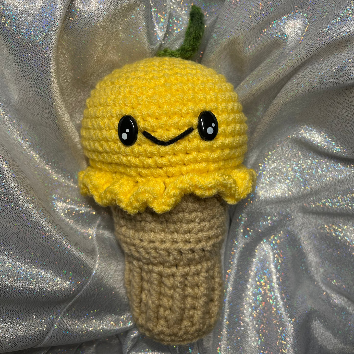 Lemon Ice Cream Cone