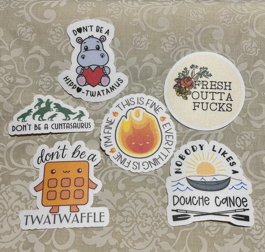 Inappropriate Humor Sticker Pack