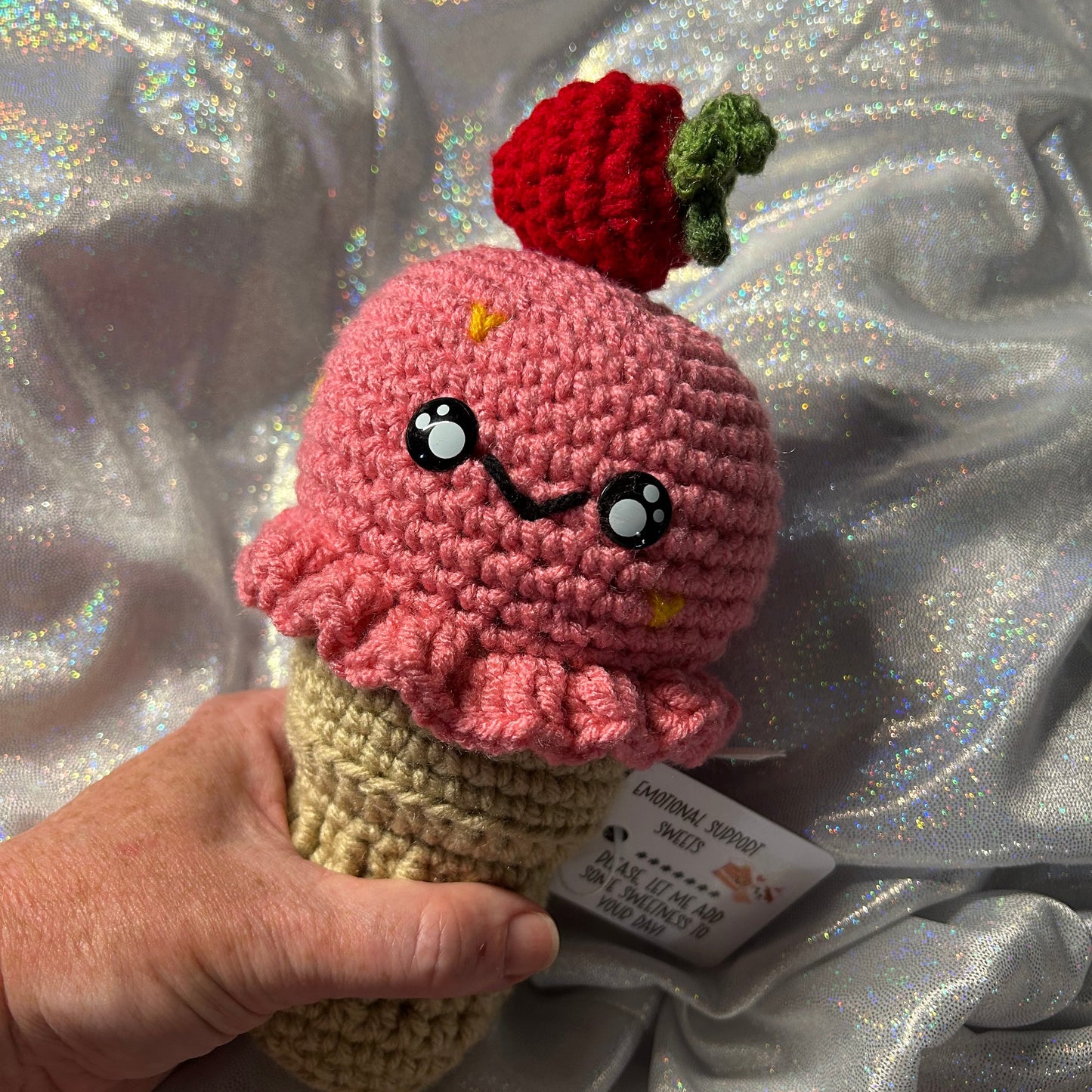 Strawberry Ice Cream Cone